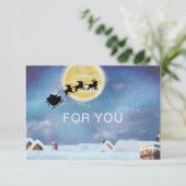 CHRISTMAS BUSINESS CERTIFICERING gift voor u (Staand voorkant)