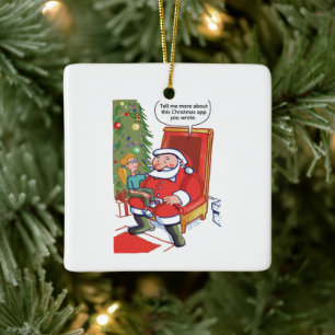 Christmas Business Partners sq keramisch ornament