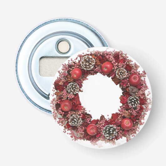 Christmas C Button Flesopener (Voorkant)