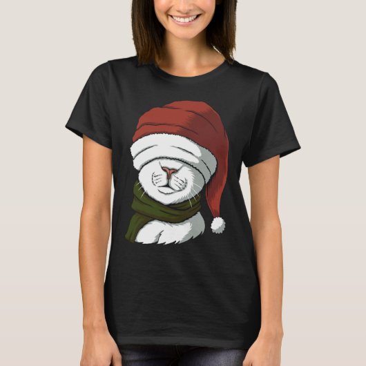 Christmas Ca for Cat Cat T-shirt (Voorkant)