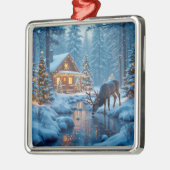 Christmas Cabin Ornament (Links)