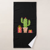 Christmas Cactus (Serviette de bain)