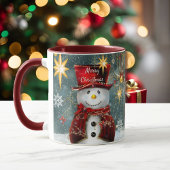 Christmas Cadeau Café Mug Cute Snowman Ajouter un 