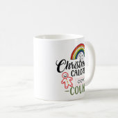 Christmas Calories Don't Count Koffiemok (Voorkant rechts)