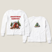 Christmas Camping Girls Long Sleeve  (Voorkant /achterkant)