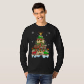 Christmas Camping X mas Camping Truck Tree Camper T-shirt (Voorkant volledig)