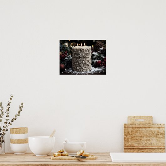 Christmas Candle Poster (Keuken)