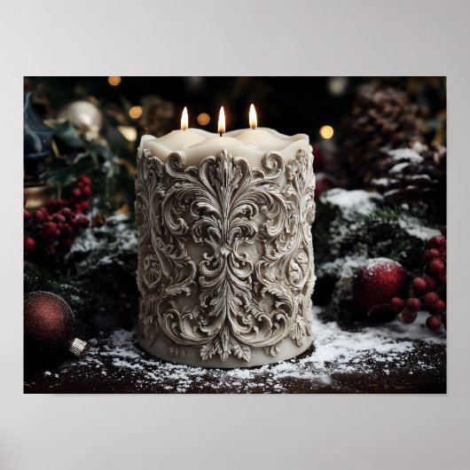 Christmas Candle Poster (Voorkant)