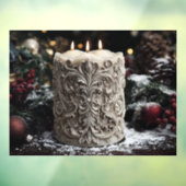 Christmas Candle Raamsticker (Vel 3)