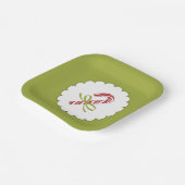 Christmas Candy Cane Bord (Gebogen)