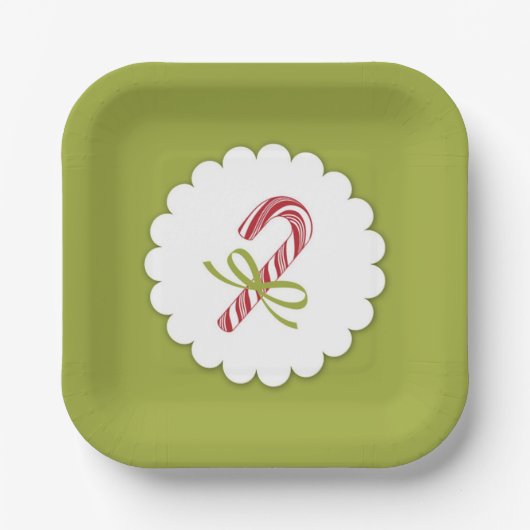 Christmas Candy Cane Bord (Voorkant)