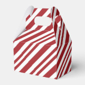 Christmas Candy Cane Stripes Bedankdoosjes (Achterkant)
