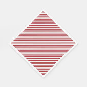 Christmas Candy Cane Stripes Servet (Hoek)