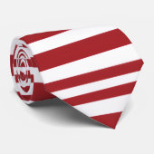 Christmas Candy Cane Stripes Stropdas (Opgerold)