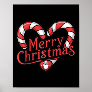 Christmas Candy Cane - Vrolijk kerstfeest Poster