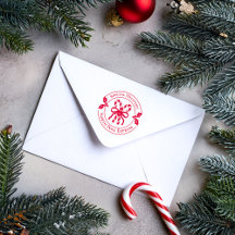 Christmas Candy Cane Wood Art Stamp