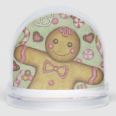 Christmas Candy Gingerbread Cookies Snow Globe  (Avant)