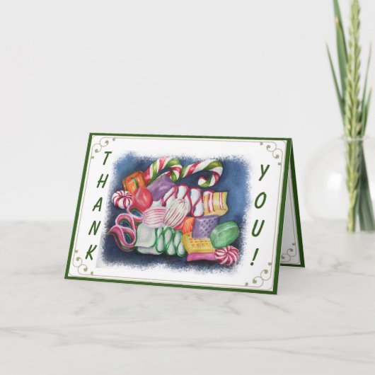 CHRISTMAS CANDY MERCI (Devant)