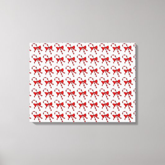 CHRISTMAS CANDYCANE CANVAS AFDRUK (Voorkant)
