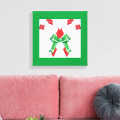 CHRISTMAS CANDYCANES CANVAS AFDRUK (Insitu (Woonkamer))
