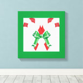 CHRISTMAS CANDYCANES CANVAS AFDRUK (Insitu (Houten vloer))