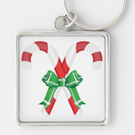 CHRISTMAS CANDYCANES SLEUTELHANGER (Voorkant)