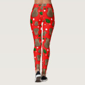christmas capybara leggings (Achterkant)