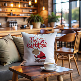 Christmas Capybara-Sierkussen Kussen