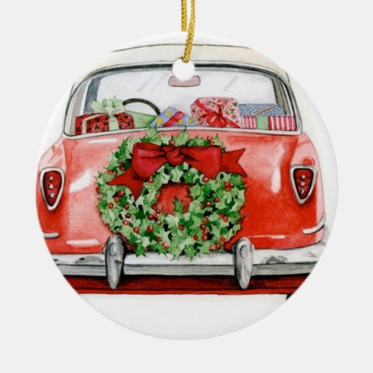 CHRISTMAS CAR TREE ORNAMENT (Voorkant)