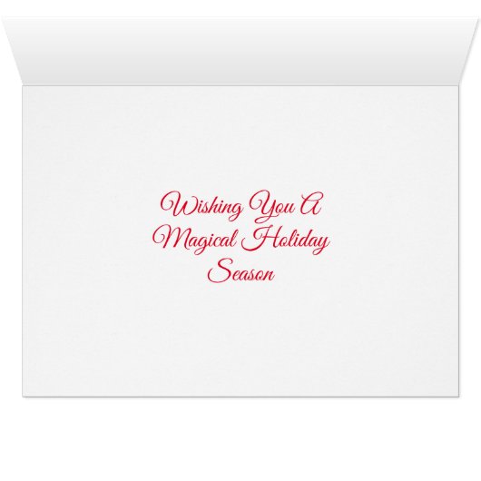 Christmas Card (Intérieur Horizontal (Bas))