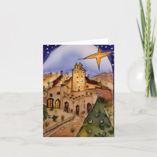 Christmas Card Best Wishes Bethlehem  Feestdagen Kaart