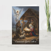 Christmas card - Emmanuel God is with us Kaart (Voorkant)