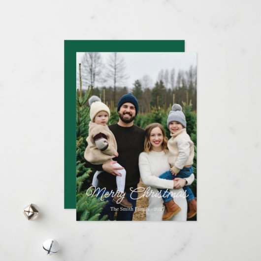 Christmas Card Feestdagenkaart (Voorkant / Achterkant in situ)