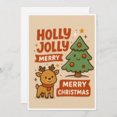 Christmas card feestdagenkaart (Voorkant / Achterkant)