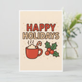 Christmas card feestdagenkaart (Staand voorkant)