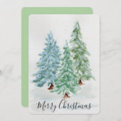 Christmas Card Kaart (Voorkant / Achterkant)