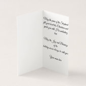 Christmas Card Religious Personalized Kaart (Binnen)