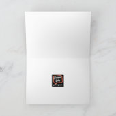 Christmas Card - Retro - Tropical - "Let It Snow" Kaart (Binnen)