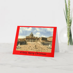Christmas Card - Rome, Vatican Feestdagen Kaart