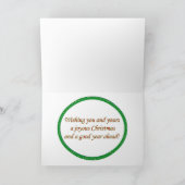 Christmas Card (Save versus Delete Theme) Feestdagen Kaart (Binnen)