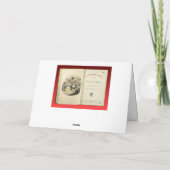 Christmas Carol, Frontispice uit de eerste editie Feestdagen Kaart (Achterkant)