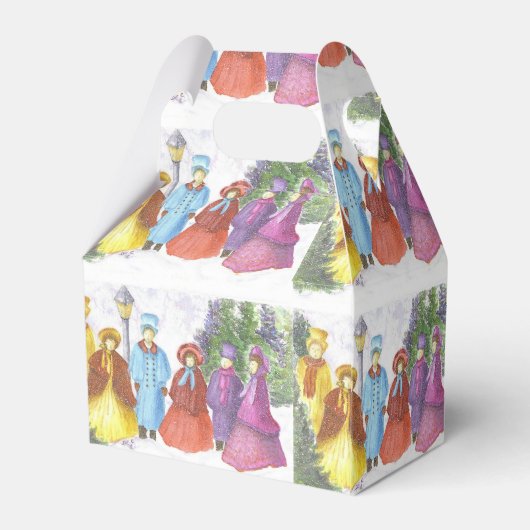 CHRISTMAS CAROLERS BEDANKDOOSJES (Achterkant)