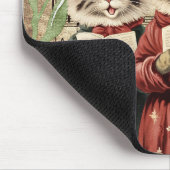 Christmas Caroling Cats Muismat (Hoek)