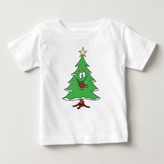 ***CHRISTMAS CARTOON CHRISTMAS TREE * T-SHIRT VOOR (Voorkant)