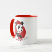 Christmas cartoon with cute panda bear mug (Devant gauche)