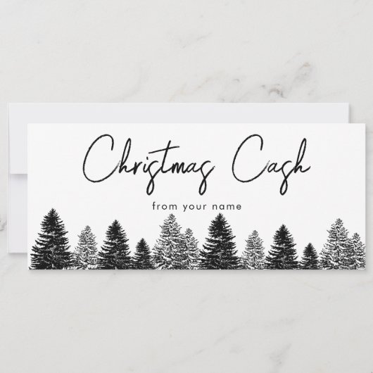Christmas Cash Money Cadeaubon Voucher (Achterkant)
