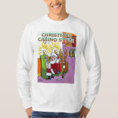 Christmas Casino Style shirt met lange mouwen (Voorkant)