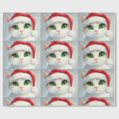 Christmas Cat Cadeaupapier (Vlak)