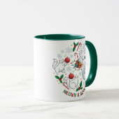 Christmas Cat Mug Gift for Cat Lovers (Devant droit)