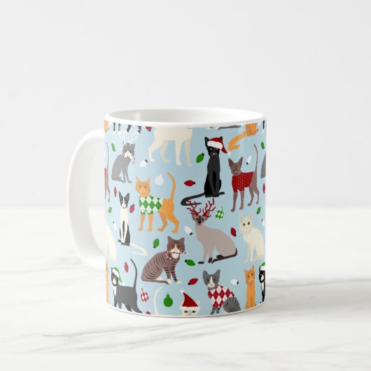 Christmas Cats Coffee Mug (Devant gauche)